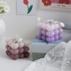 Candles & Holders | Cartoon Style Color Block Paraffin Candle Pure White (Chamomile) Candles & Holders Candles & Holders