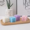 Candles & Holders | Casual Irregular Honeycomb Paraffin Candle Honeycomb White (Sunset Jade) Candles & Holders Candles & Holders