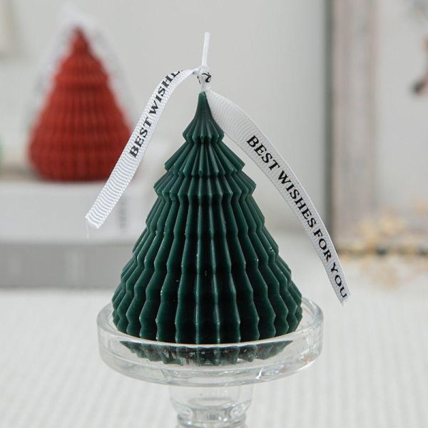 Candles & Holders | Christmas Cute Christmas Tree Paraffin Candle Small Red (Yangxiang Sweet Berry) Candles & Holders Candles & Holders