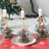 Candles & Holders | Christmas Cute Retro Pastoral Snowflake Elk Iron 15cm Elk Candlestick/45G (without Candle) Candles & Holders 15cm Elk Candlestick/45G (without Candle)