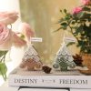 Candles & Holders | Christmas Fashion Christmas Tree Star Wax Festival Candle 1 Piece White Candles & Holders Candles & Holders