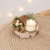 Candles & Holders | Christmas Pastoral Classic Style Geometric Wood Daily Party Ornaments Candlestick Candles & Holders Candles & Holders