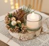 Candles & Holders | Christmas Pastoral Classic Style Geometric Wood Daily Party Ornaments Candlestick Candles & Holders Candles & Holders