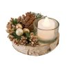 Candles & Holders | Christmas Pastoral Classic Style Geometric Wood Daily Party Ornaments Candlestick Candles & Holders Candles & Holders