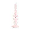 Candles & Holders | Creative Simple Glass Candlestick Vase Crafts Living Room And B & B Table Decoration Dried Flower Arrangement Single-Layer Candlestick Powder Candles & Holders Candles & Holders