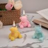 Candles & Holders | Cute Bear Paraffin Candle Pink (Peach Oolong) Candles & Holders Candles & Holders