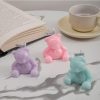 Candles & Holders | Cute Bear Paraffin Candle Pink (Peach Oolong) Candles & Holders Candles & Holders