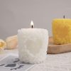 Candles & Holders | Cute Sweet Flower Paraffin White Flower Cluster (Sunset Jade) Candles & Holders Candles & Holders