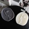 Candles & Holders | Modern Style Human Face Soy Wax Candle White Candles & Holders Candles & Holders