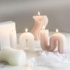 Candles & Holders | Retro Solid Color Paraffin Ornaments 1 Piece Vertical S-White Candles & Holders Candles & Holders