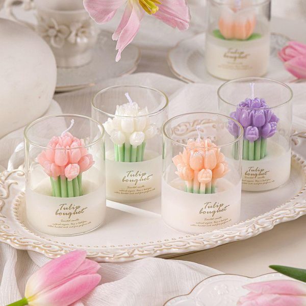 Candles & Holders | Simple Style Floral Soybean Mixed Wax Scented Candle Candles & Holders Candles & Holders