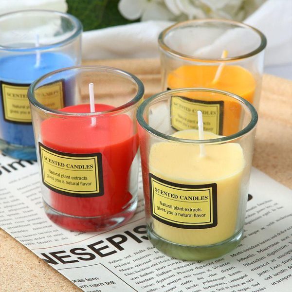 Candles & Holders | Simple Style Letter Wax Candle 103 Red-Strawberry Aromatherapy Candles & Holders 103 Red-Strawberry Aromatherapy