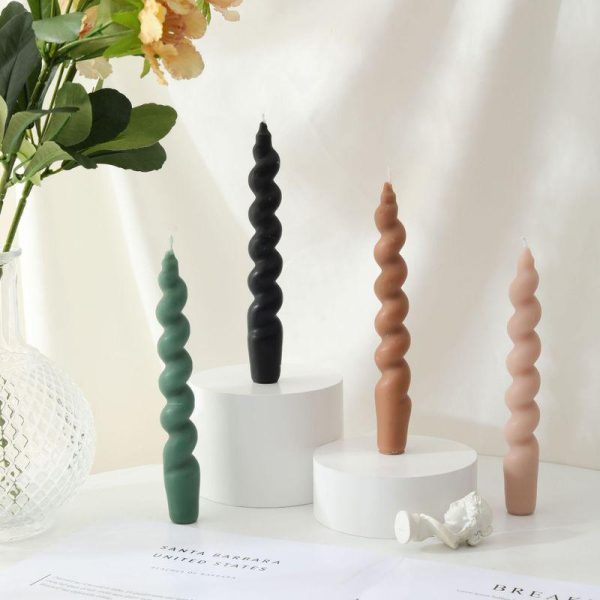 Candles & Holders | Simple Style Solid Color Soy Wax Candle White Candles & Holders Candles & Holders