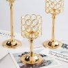 Candles & Holders | Solid Color Iron Candlestick Gold, Small Size 8*8 * 16cm Candles & Holders Candles & Holders