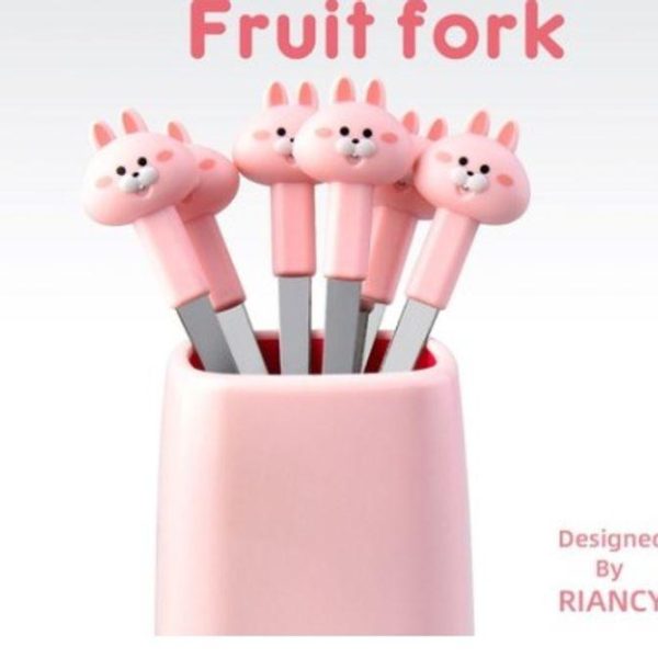 Cookware | Casual Cartoon Plastic Fruit Fork Cookware Cookware