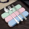 Cookware | Casual Cute Solid Color 304 Stainless Steel Plastic Spoon 3 Pieces One Size Cookware Cookware