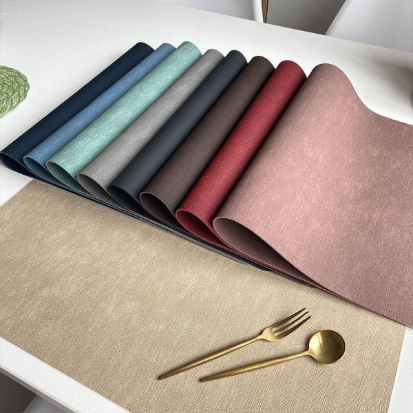 Cookware | Casual Solid Color Leather Placemat 43*30cm Cookware 43*30cm