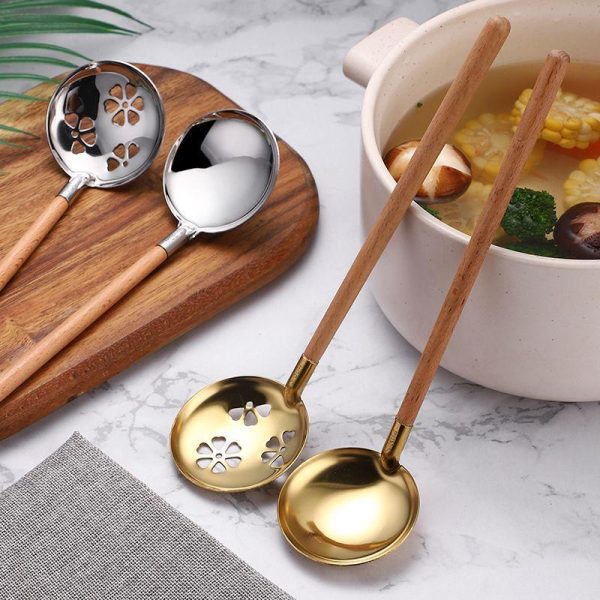 Cookware | Casual Solid Color Stainless Steel Spoon Cookware Cookware