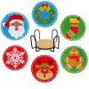 Cookware | Christmas Casual Geometric Animal Resin Sbd001 Christmas Dwarf (6 Pieces with Iron Frame) Cookware Cookware