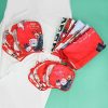 Cookware | Christmas Fashion Cartoon Cloth Anti-Hot Gloves Placemat Red Flower Elk Cookware Cookware