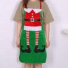 Cookware | Christmas Fashion Contrasting Colors Dense Velvet Apron 1 Piece F-W226 Red Belt Apron Cookware Cookware