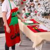 Cookware | Christmas Fashion Contrasting Colors Dense Velvet Apron 1 Piece F-W226 Red Belt Apron Cookware Cookware