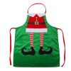 Cookware | Christmas Fashion Contrasting Colors Dense Velvet Apron 1 Piece F-W226 Red Belt Apron Cookware Cookware