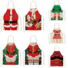 Cookware | Christmas Retro Cartoon Linen Apron 1 Piece 47*38 cm Cookware 47*38 cm