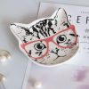 Cookware | Cute Animal Cartoon White Porcelain Plate 1 Piece Cookware Cookware