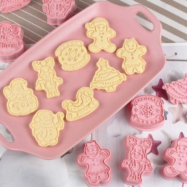 Cookware | Cute Cartoon Plastic Kitchen Molds 8 Pieces Cookware Cookware