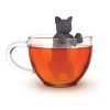 Cookware | Cute Cat Silica Gel Tea Making Device 1 Piece Black Cookware Black