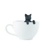 Cookware | Cute Cat Silica Gel Tea Making Device 1 Piece Black Cookware Black