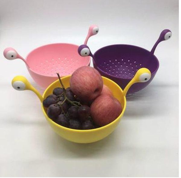 Cookware | Cute Pastoral Solid Color Plastic Fruit Basket 1 Piece Cookware Cookware