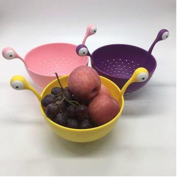 Cookware | Cute Pastoral Solid Color Plastic Fruit Basket 1 Piece Cookware Cookware