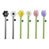 Cookware | Cute Solid Color Flower Glass Stirring Rod 1 Piece Sunflower Spoon (Yellow Spoon and Green Handle) Cookware Cookware