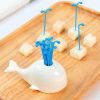 Cookware | Cute Whale Plastic Fruit Toothpick 1 Piece Cookware Cookware