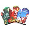 Cookware | Modern Style Santa Claus Polyester Heat Resistant Gloves Cookware Cookware