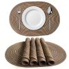 Cookware | Retro Stripe Solid Color Cotton Placemat Cookware Cookware