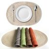 Cookware | Retro Stripe Solid Color Cotton Placemat Cookware Cookware