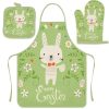 Cookware | Simple Style Cartoon Polyester Apron Heat Resistant Gloves Apron 80-60 Cookware Apron 80-60