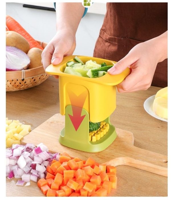 Cookware | Simple Style Color Block Pp Stainless Steel Veggie Chopper 1 Piece Cookware Cookware