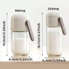 Cookware | Simple Style Solid Color 304 Stainless Steel Pp Glass Seasoning Bottle 1 Piece 180ml Cookware 180ml