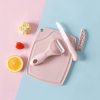 Cookware | Simple Style Solid Color Plastic Cutter Chopping Board Peeler 3 Pieces Set One Size Cookware Cookware