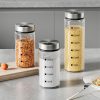 Cookware | Simple Style Transparent 304 Stainless Steel Glass Seasoning Bottle 1 Piece 200ml without Scale Cookware 200ml without Scale