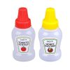 Cookware | Two Portable Small Salad Tomato Sauce Plastic Bottles Two Pack Cookware Cookware