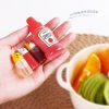 Cookware | Two Portable Small Salad Tomato Sauce Plastic Bottles Two Pack Cookware Cookware