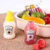 Cookware | Two Portable Small Salad Tomato Sauce Plastic Bottles Two Pack Cookware Cookware