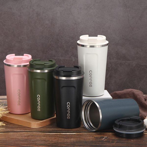 Drinkware | Casual Letter Stainless Steel Thermos Cup 380ml Drinkware 380ml