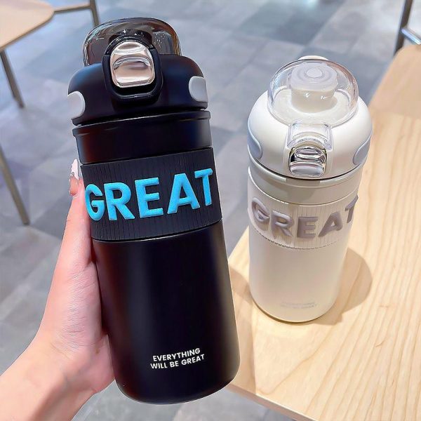 Drinkware | Casual Letter Stainless Steel Water Bottles 575ML Drinkware 575ML