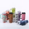 Drinkware | Casual Solid Color Leopard Stainless Steel Thermos Cup 40oz Drinkware 40oz